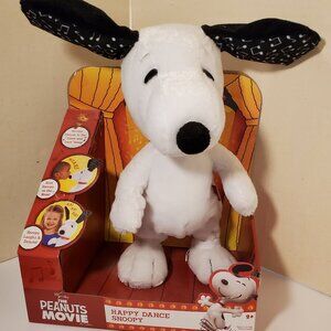 NIB Dancing Snoopy Peanuts Movie 2015 Animated Plush